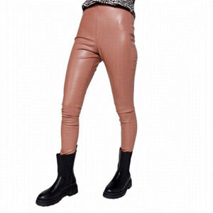 Ichi Ihacoca Faux Leather Leggings